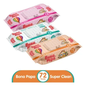 Bona Papa Baby Wipes - 72 Pcs