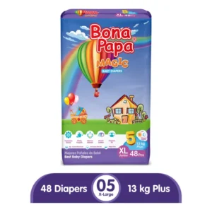 Bona Papa Magic Diapers - New Jumbo Pack - XL Size 5 - 48 Pcs