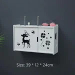 Deer Lounge Wifi Devices Floating Organizer Shelve Decor