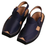 Kaptaan Chappal Royal Blue Handmade