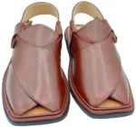 Peshawari Chappal U Shape Burgundy