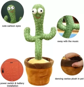 Rechargeable Cute Dancing Cactus Toy for Kids