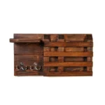 The Cogent Solid Wood Key Hang Floating Organizer